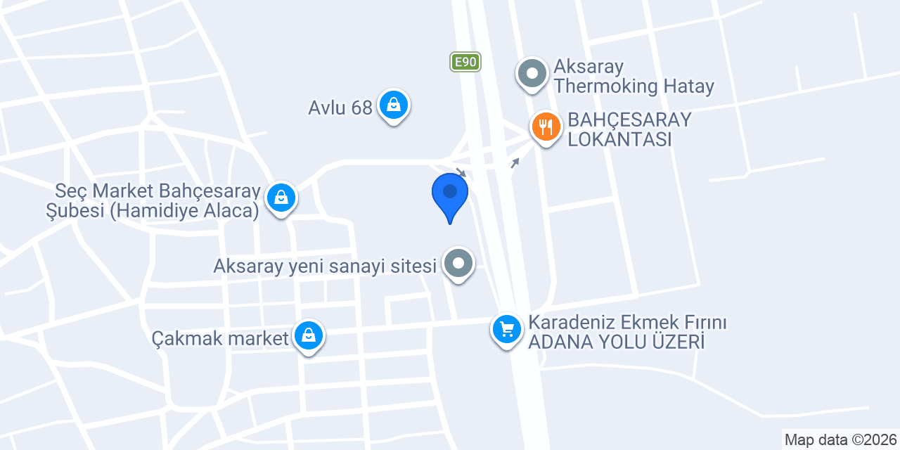 Aksaray Eslem Mobilya konumu