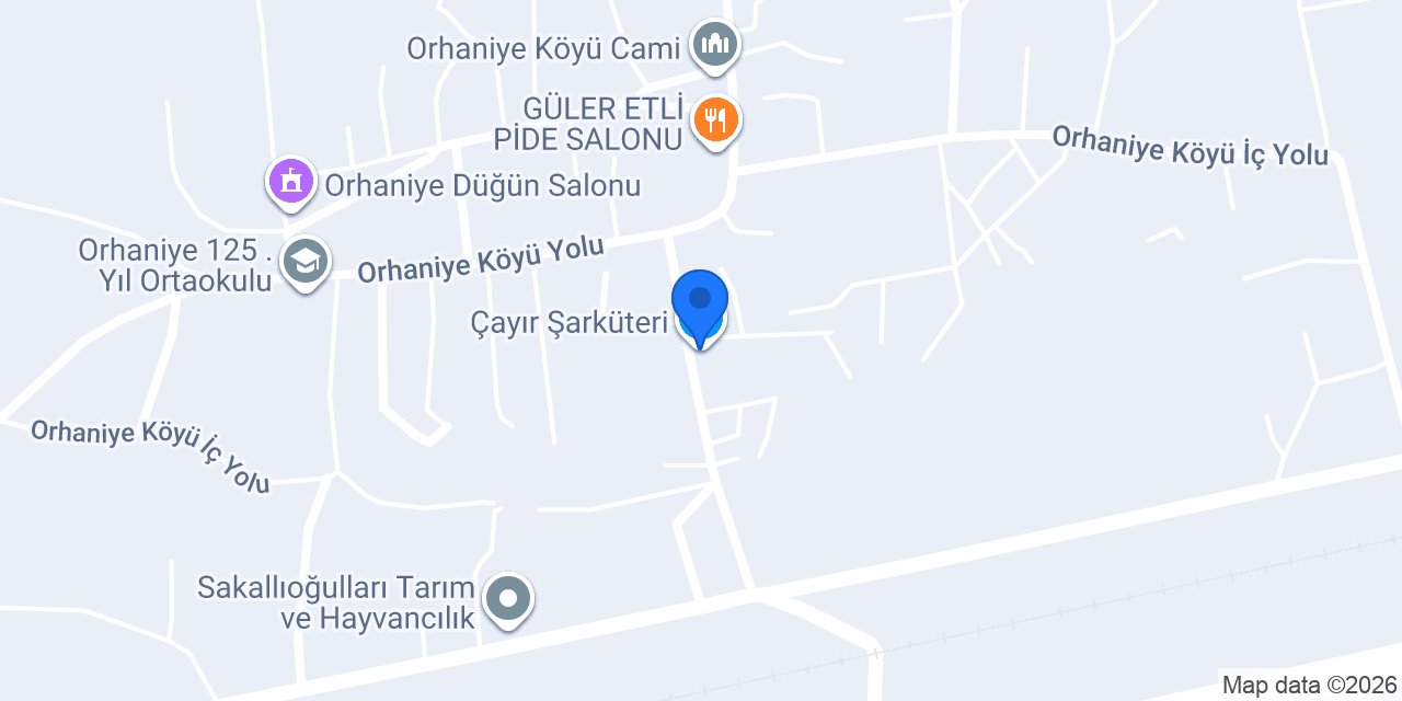Çayır Şarküteri konumu