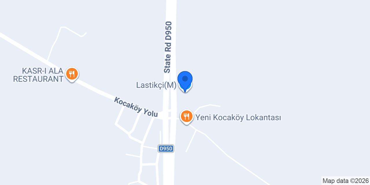 Lastikçi(M) konumu