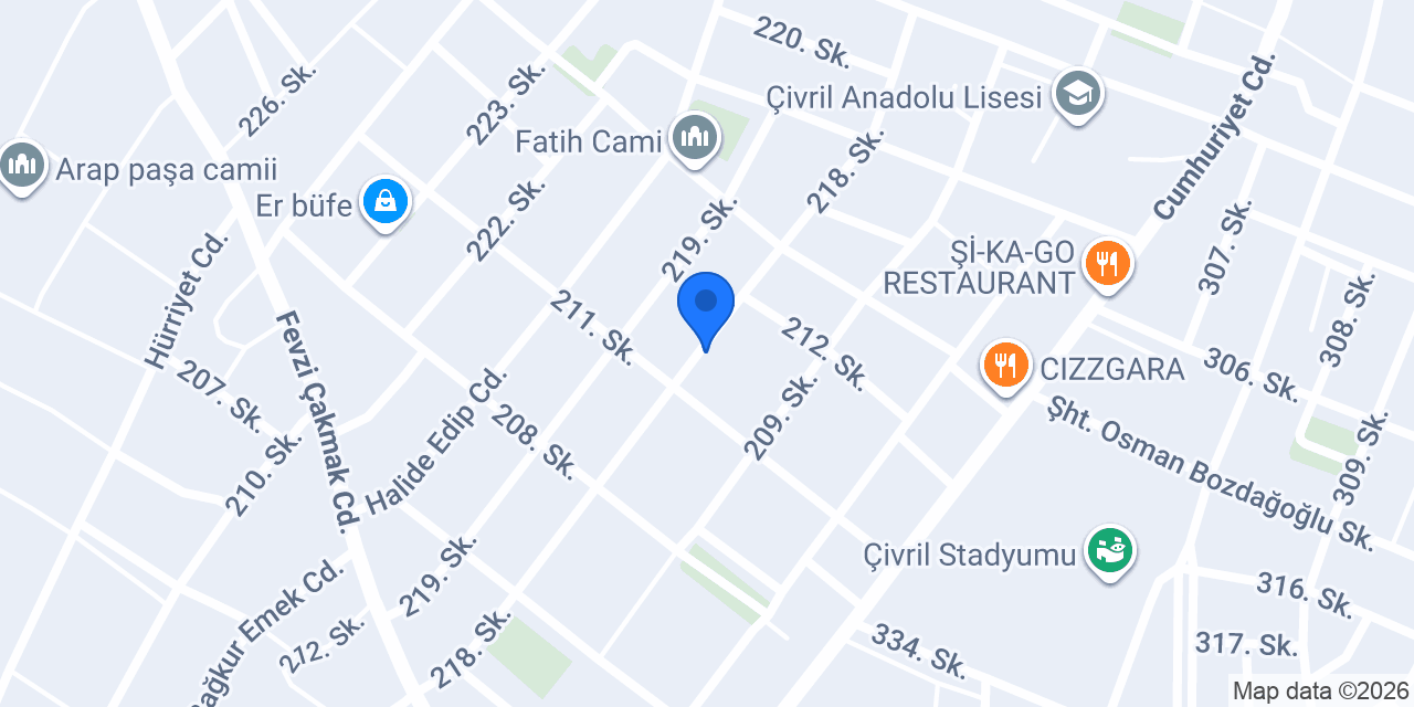 Gül İngilizce Akademi konumu