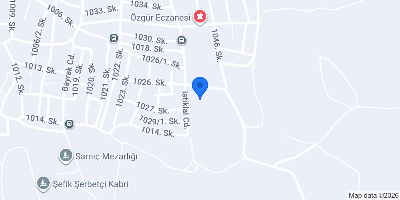 Dedeoğlu Ortaokulu konumu