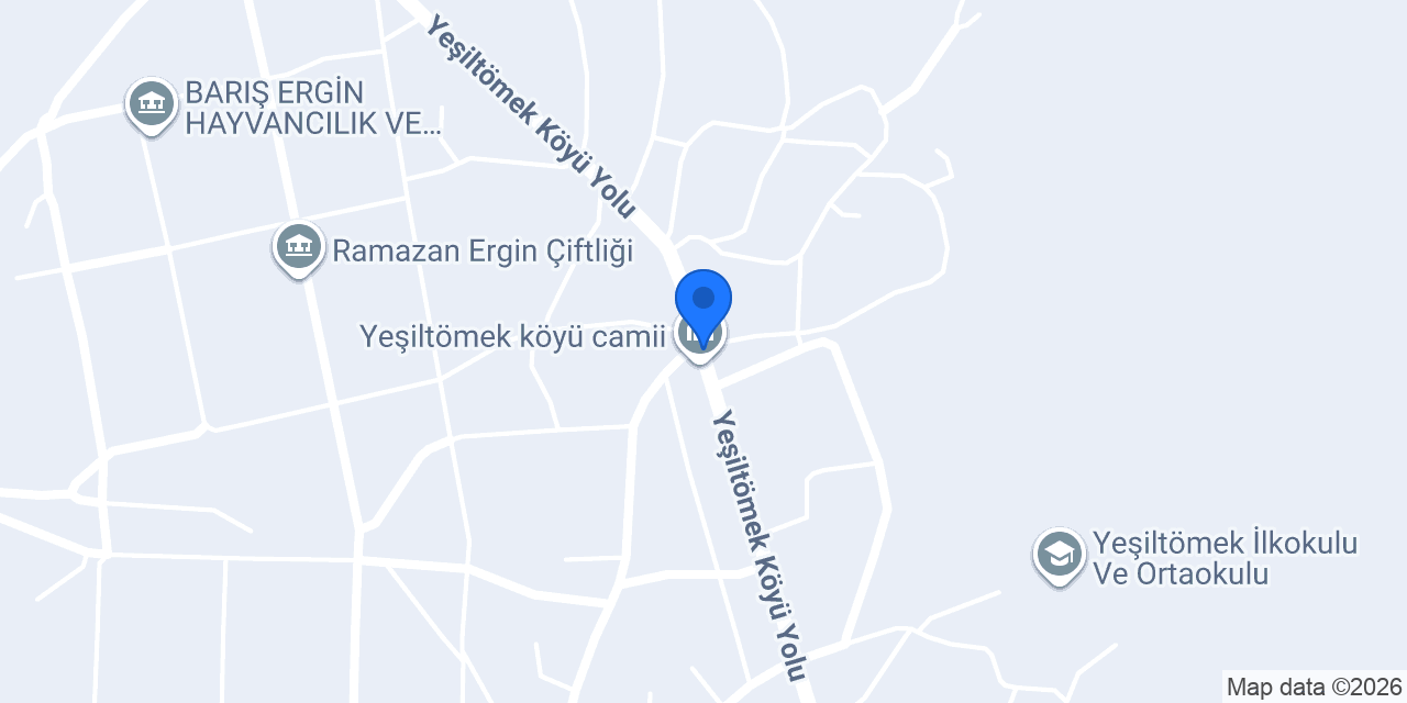 Yeşiltömek Köyü Muhtarlığı konumu