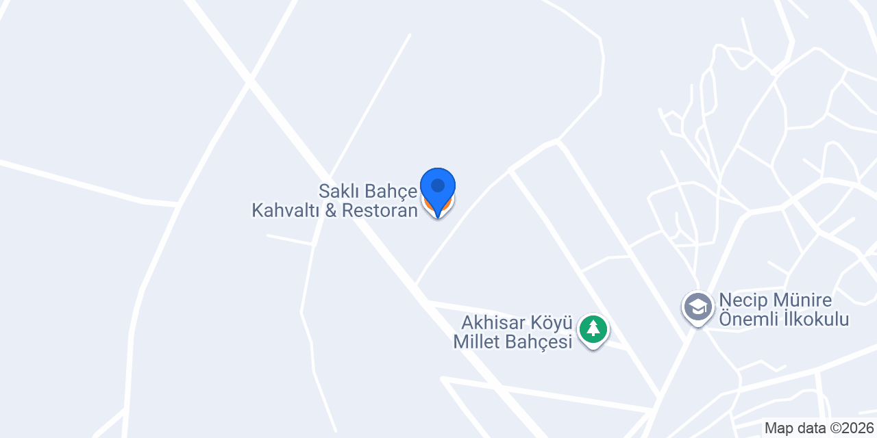 Saklı Bahçe Kahvaltı & Restoran konumu