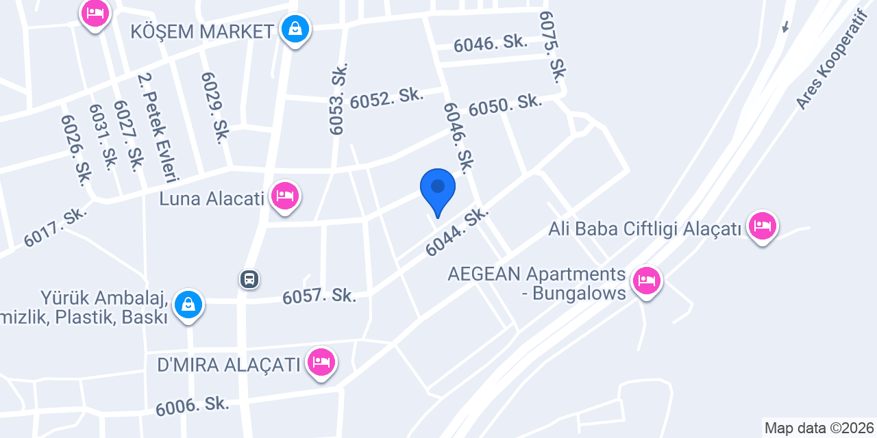 Olea Alaçatı konumu