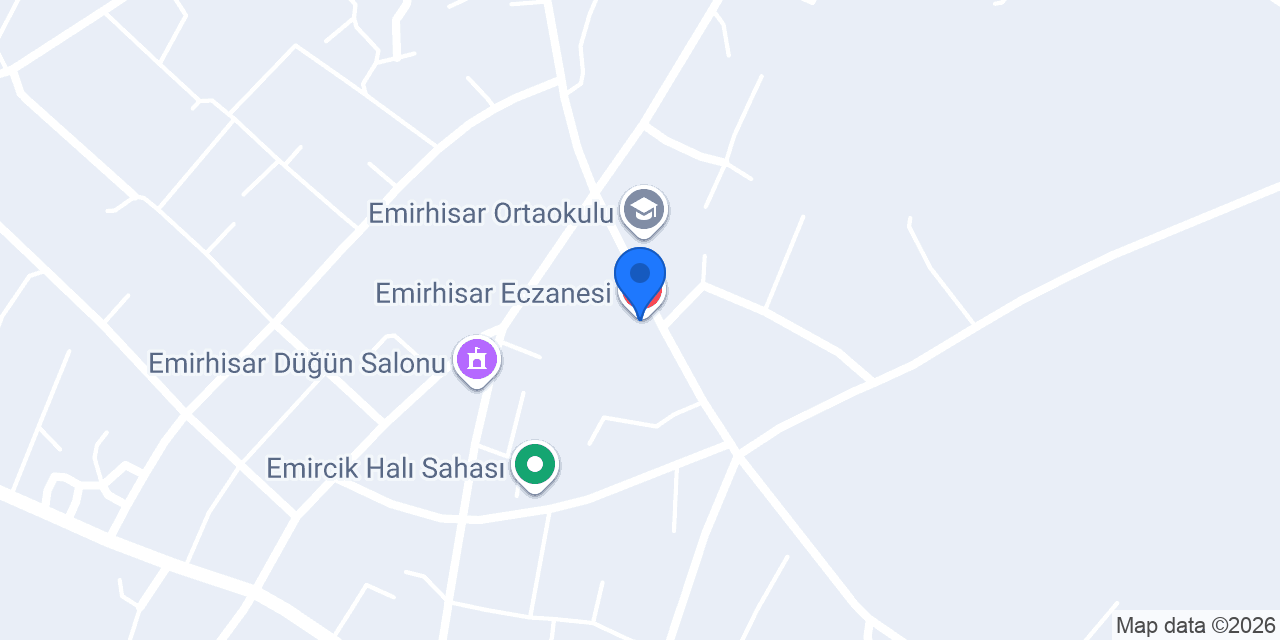 Emirhisar Eczanesi konumu