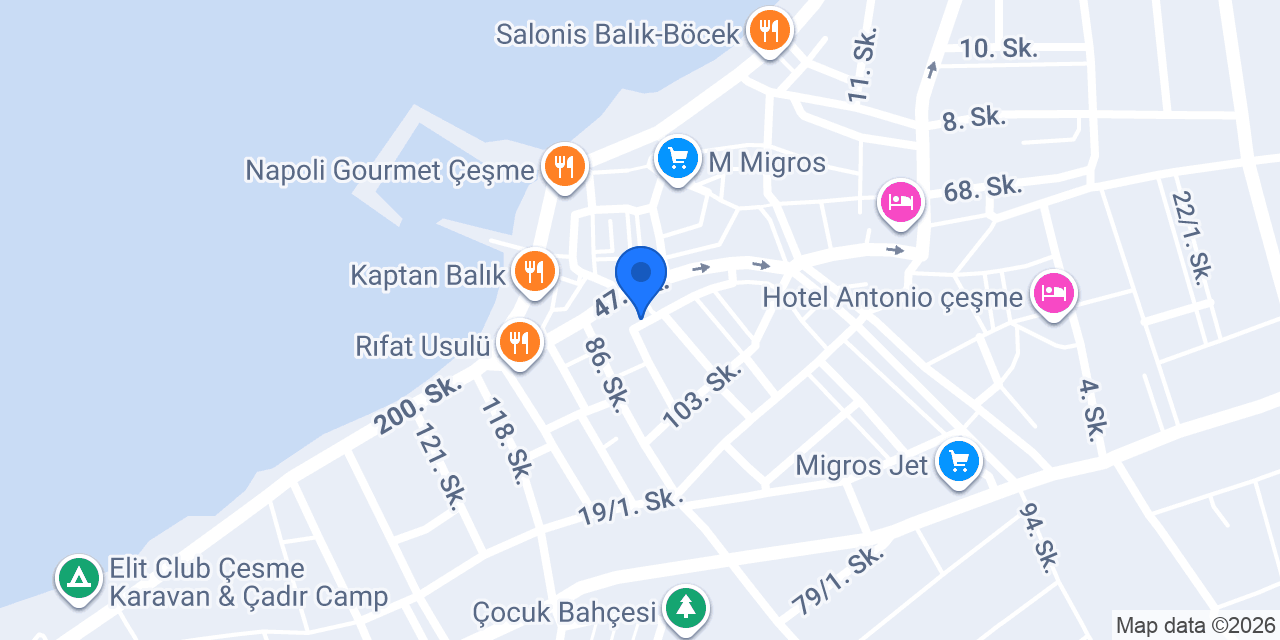 Çat Kapı Butik Hotel (Çiftlikköy) konumu