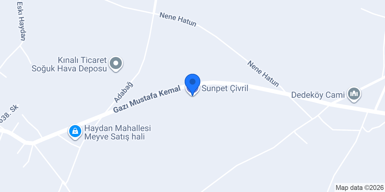 Sunpet Çivril konumu