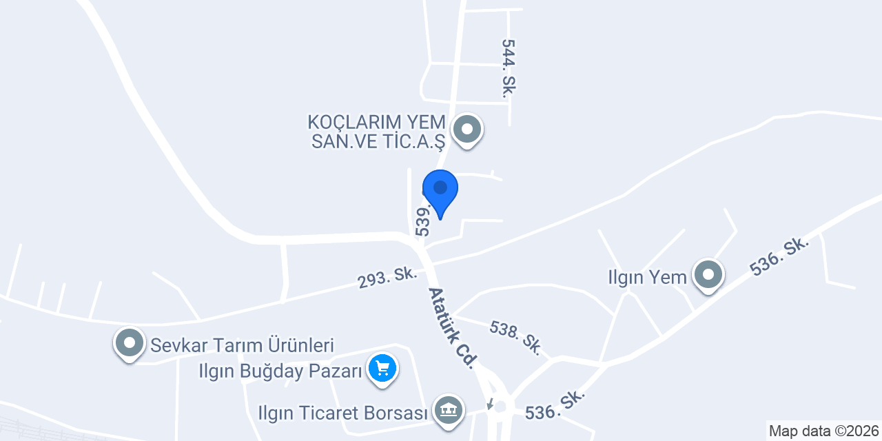 Koçlaryem Sanayi konumu