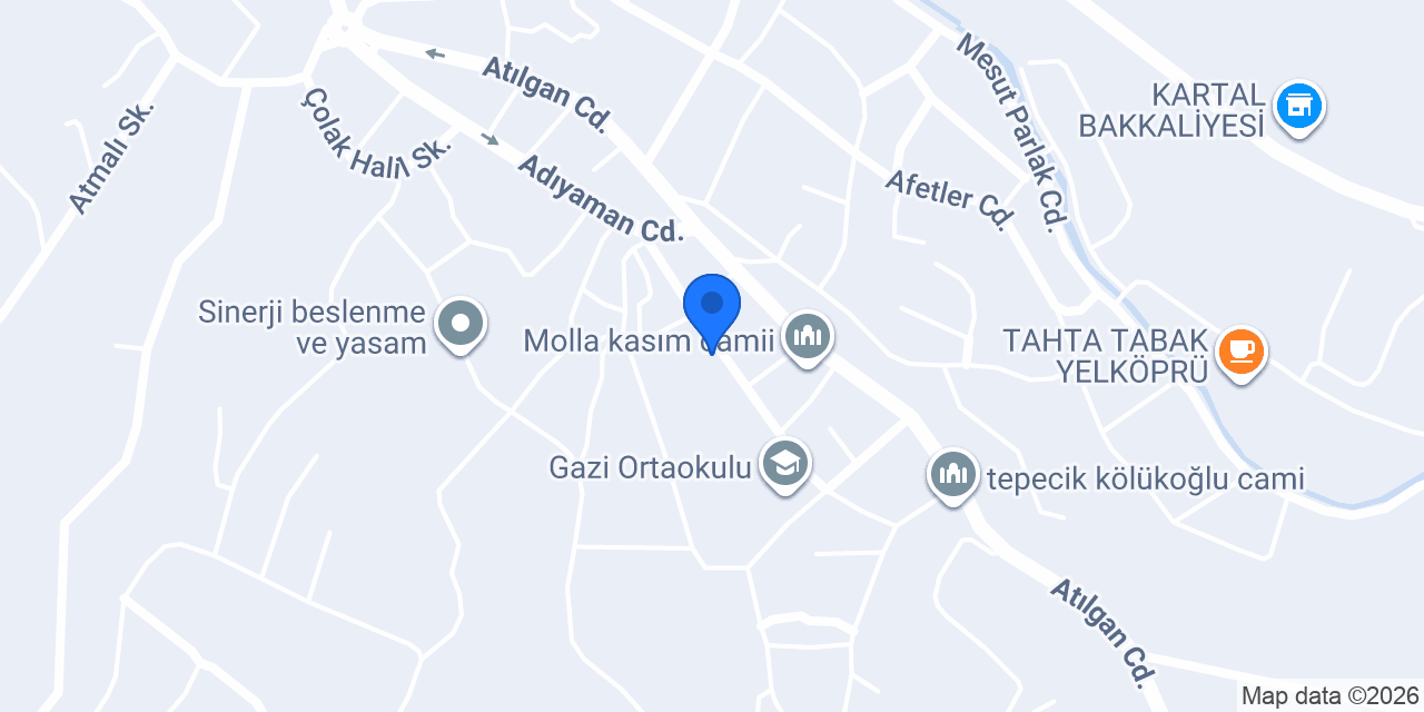 Yeşilyurt Lisesi konumu