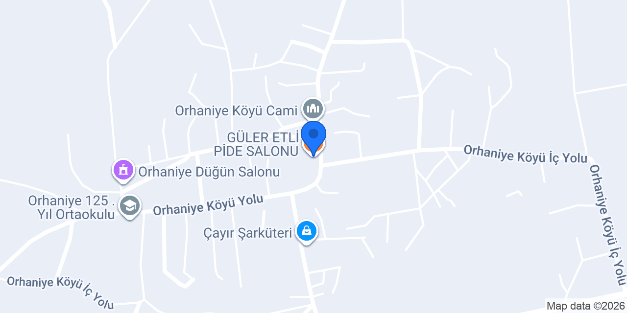GÜLER ETLİ PİDE SALONU konumu