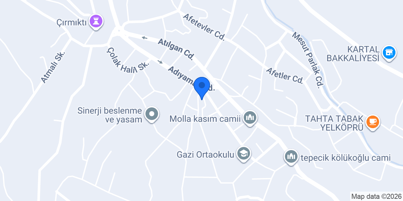 Hıroğlu Mahallesi Muhtarlığı konumu