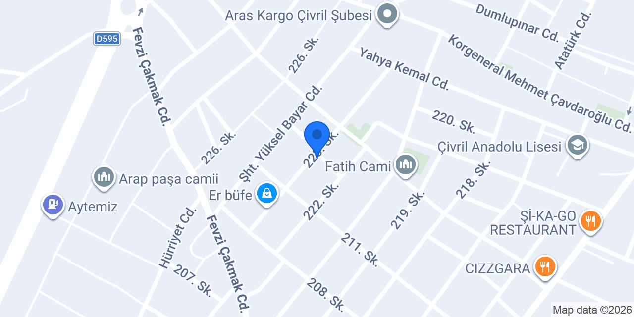 Ali Kameroğlu Anaokulu konumu