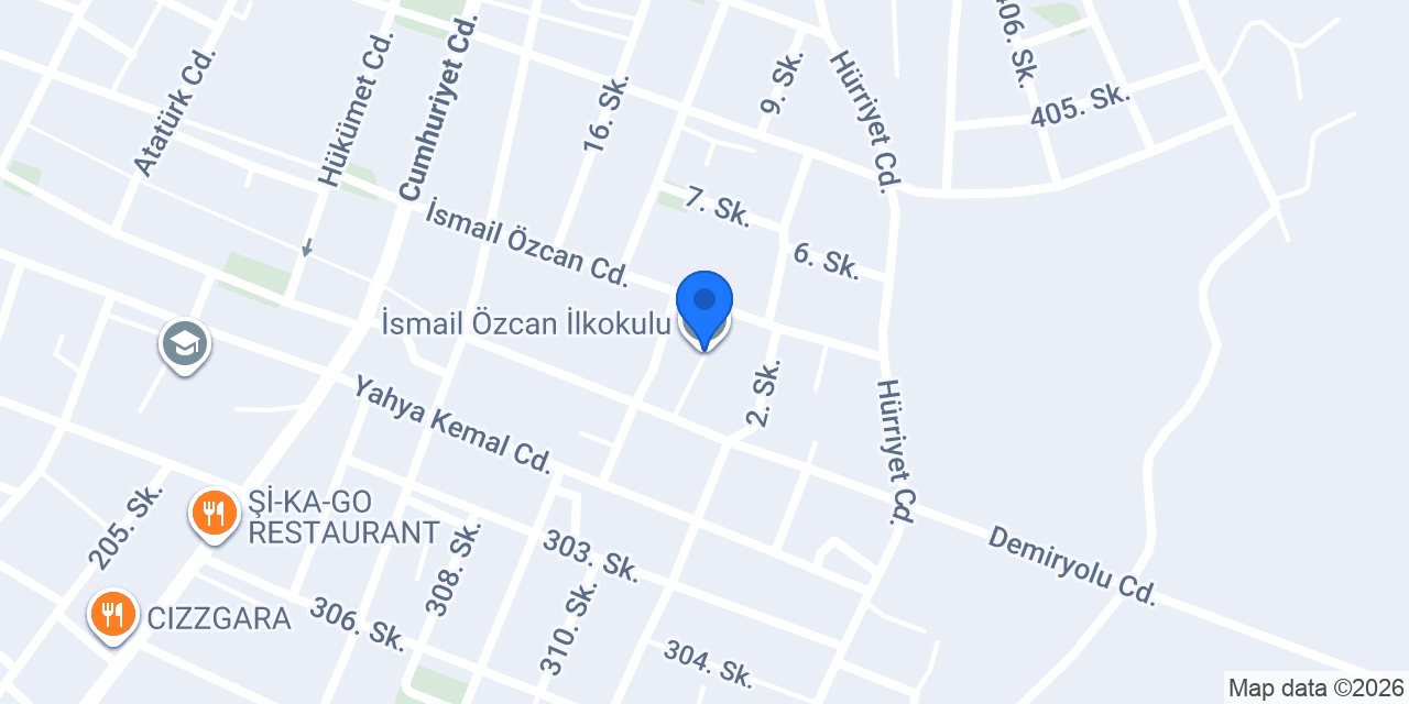 İsmail Özcan İlkokulu konumu
