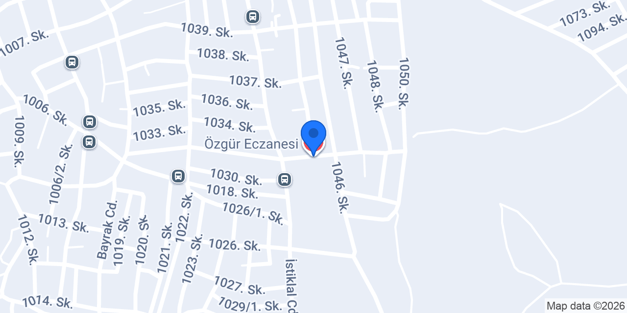 Özgür Eczanesi konumu