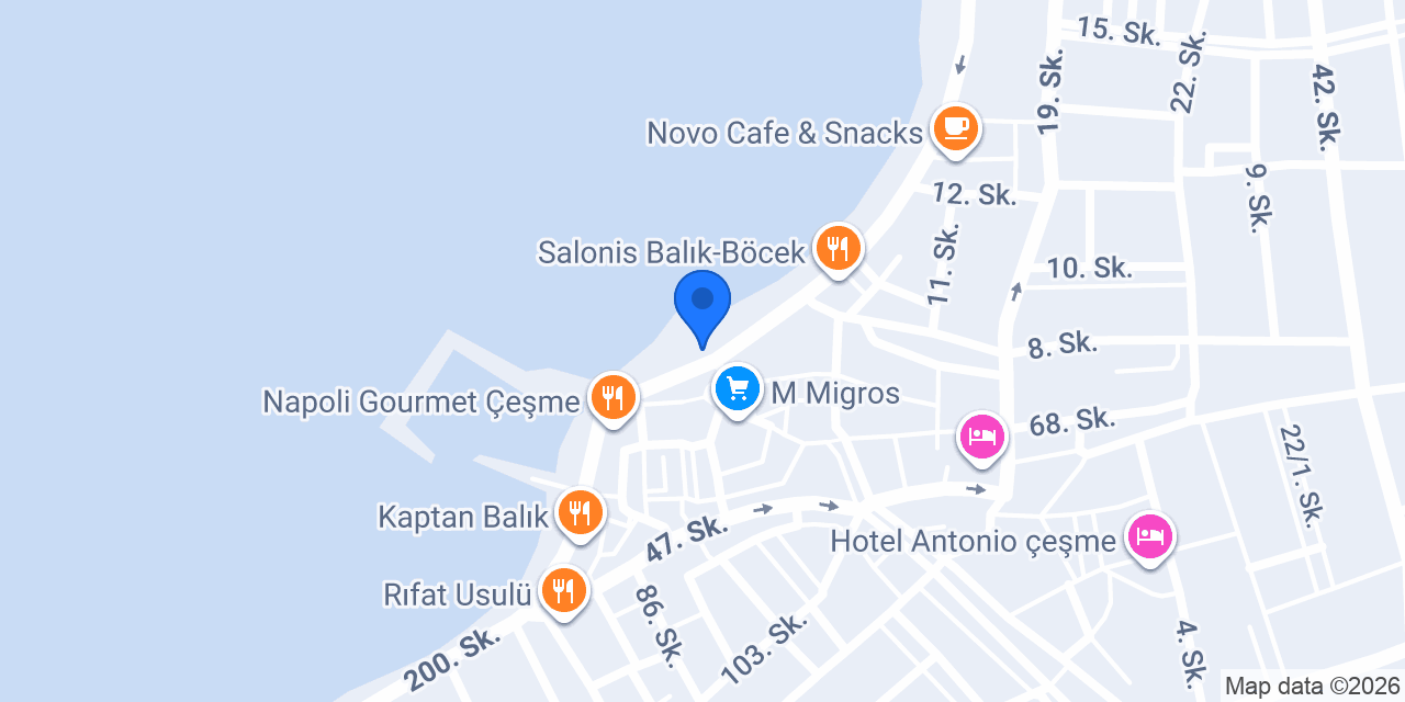 Çeşme Gazi İlkokulu konumu