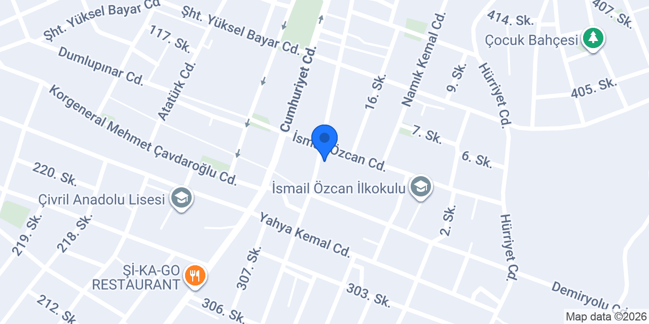 MOR İNEK VETERİNER KLİNİĞİ konumu