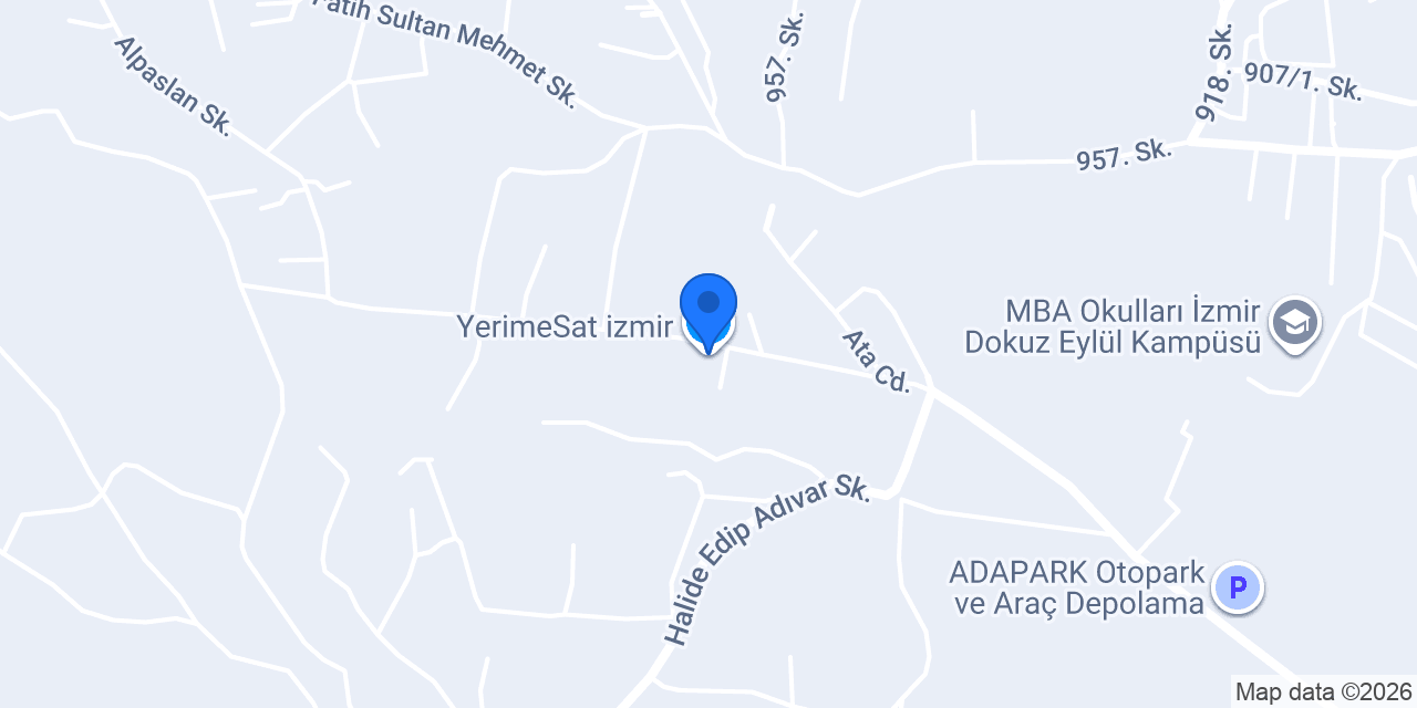 YerimeSat izmir konumu