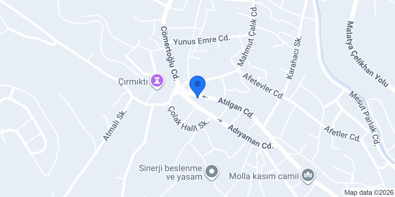 Bahçe Emlak konumu