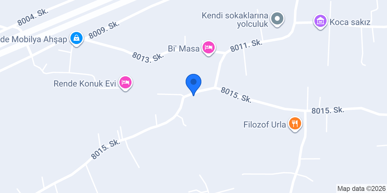 Urla Tanyeri Peyzaj konumu