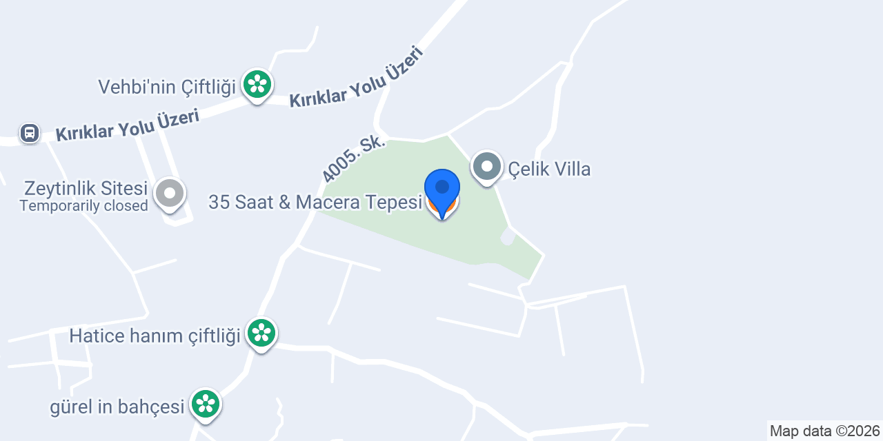 35 Saat & Macera Tepesi konumu