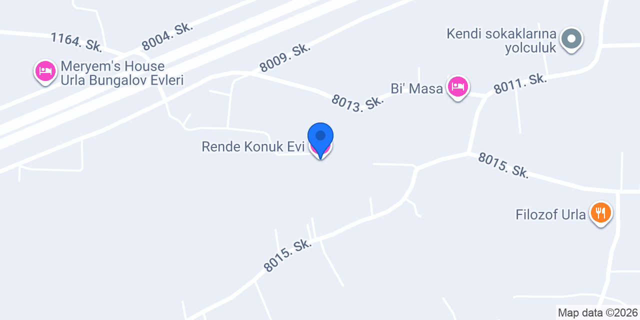 Rende Konuk Evi konumu