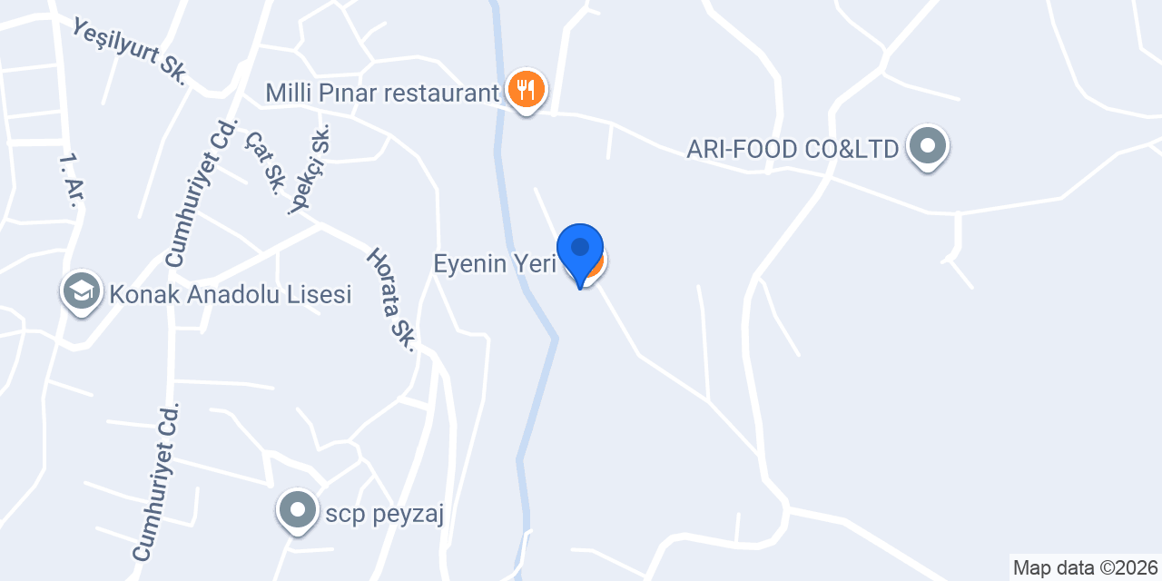 Eyenin Yeri konumu