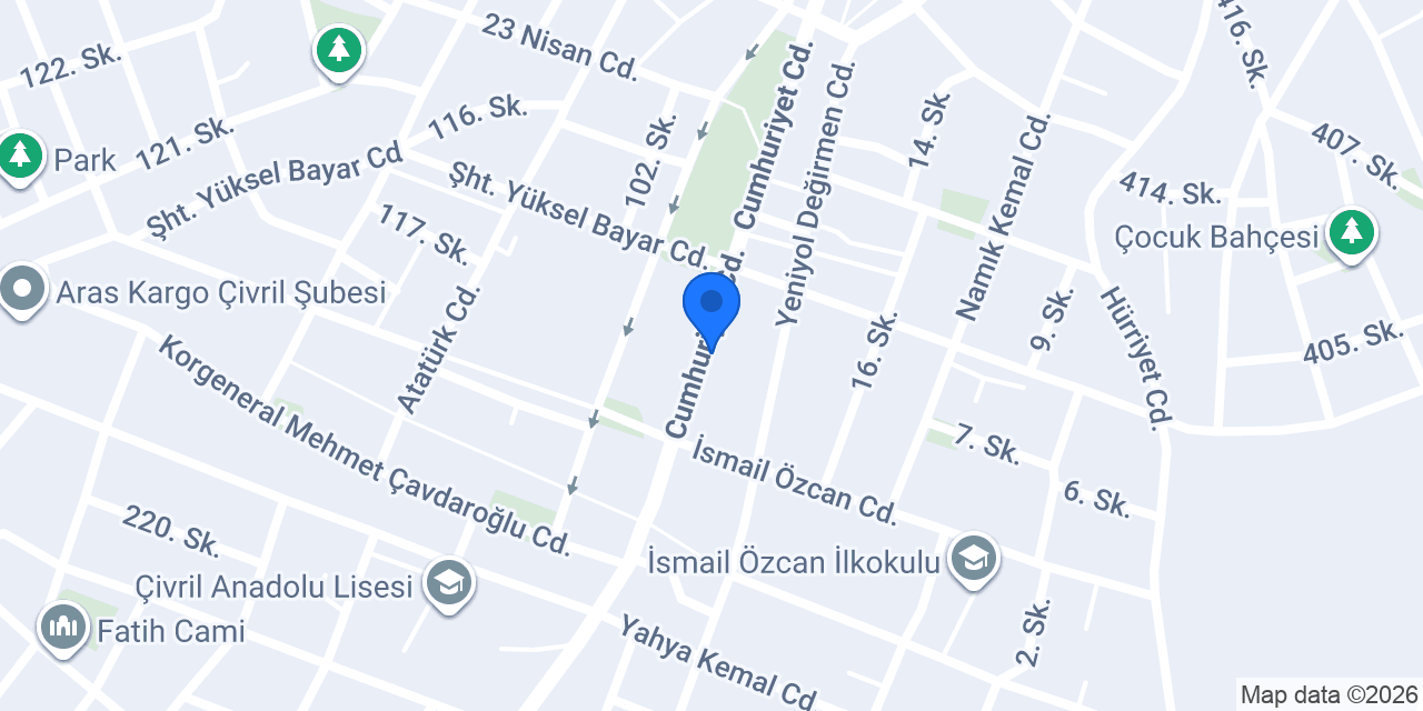 Çıtak Eczanesi konumu