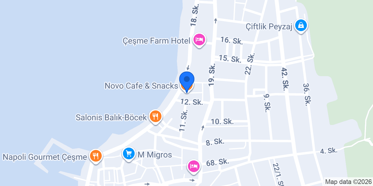 Novo Cafe & Snacks konumu