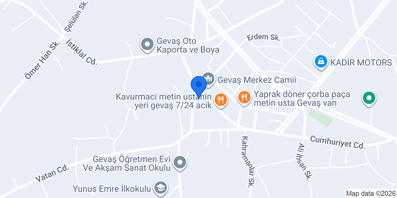 Halk Eğitim Merkezi konumu