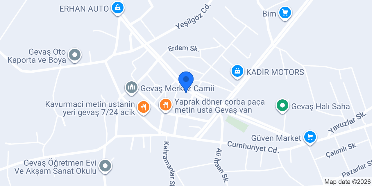 Can Erkek Kuaförü konumu