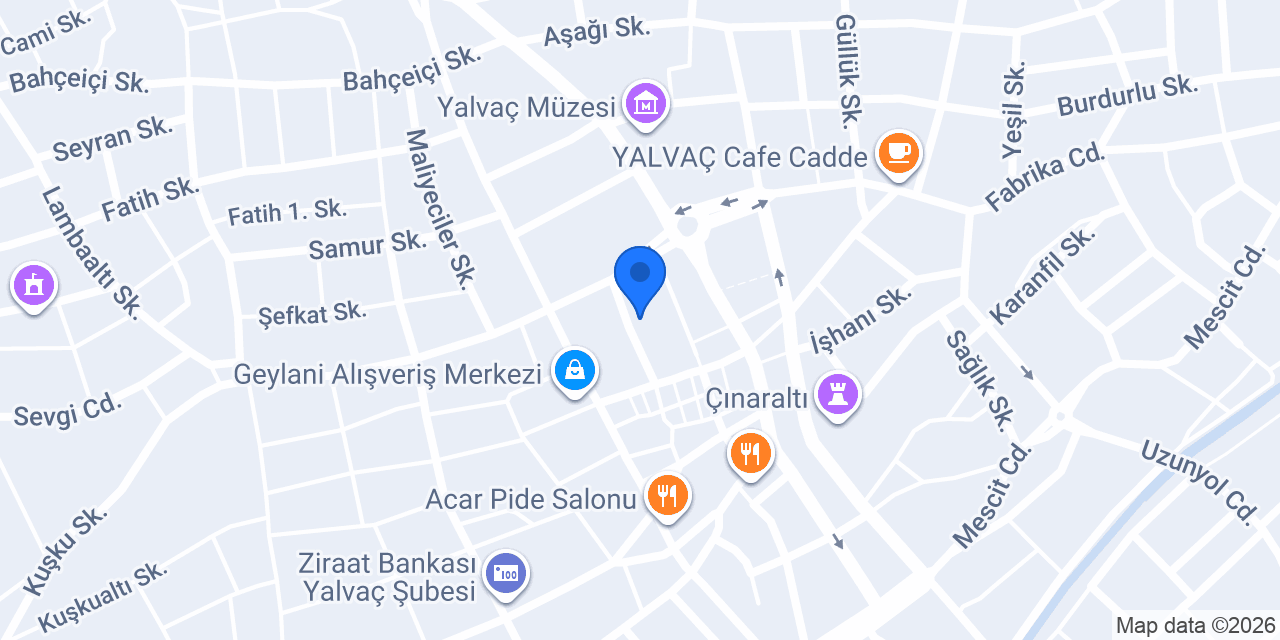 Park yalvaç konumu