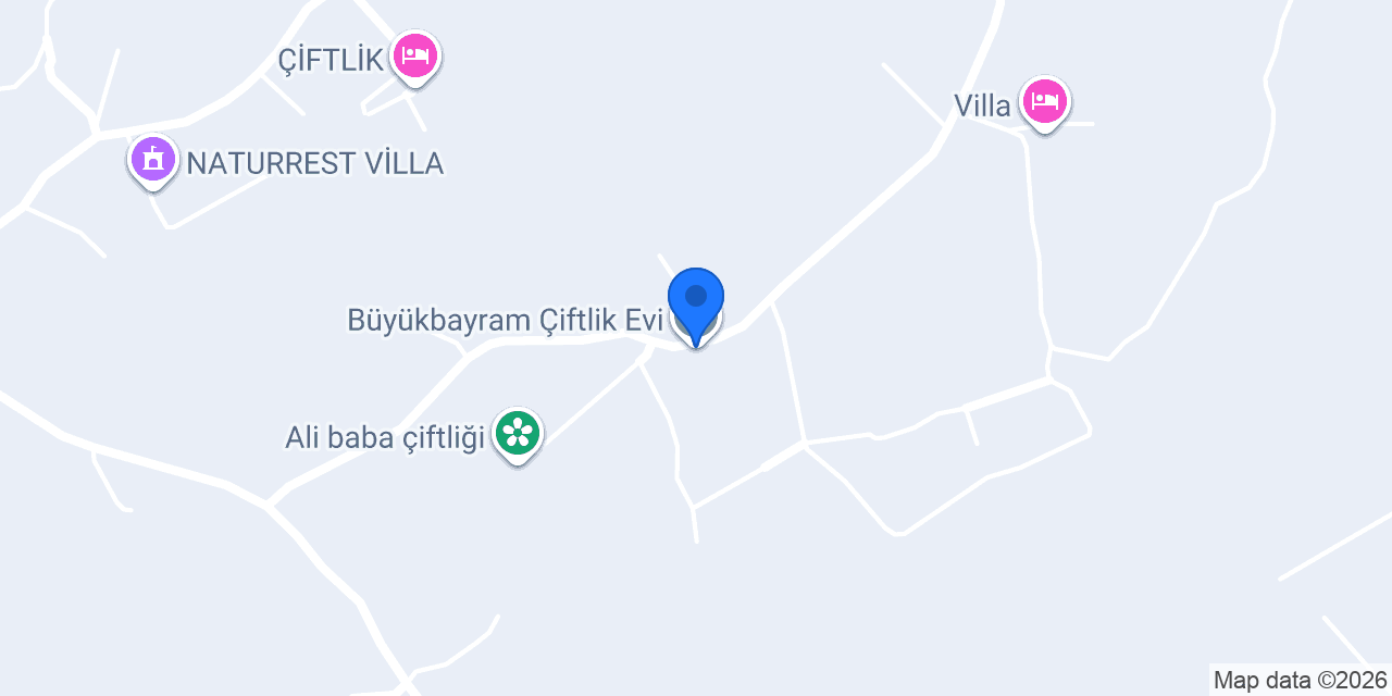 Büyükbayram Çiftlik Evi konumu