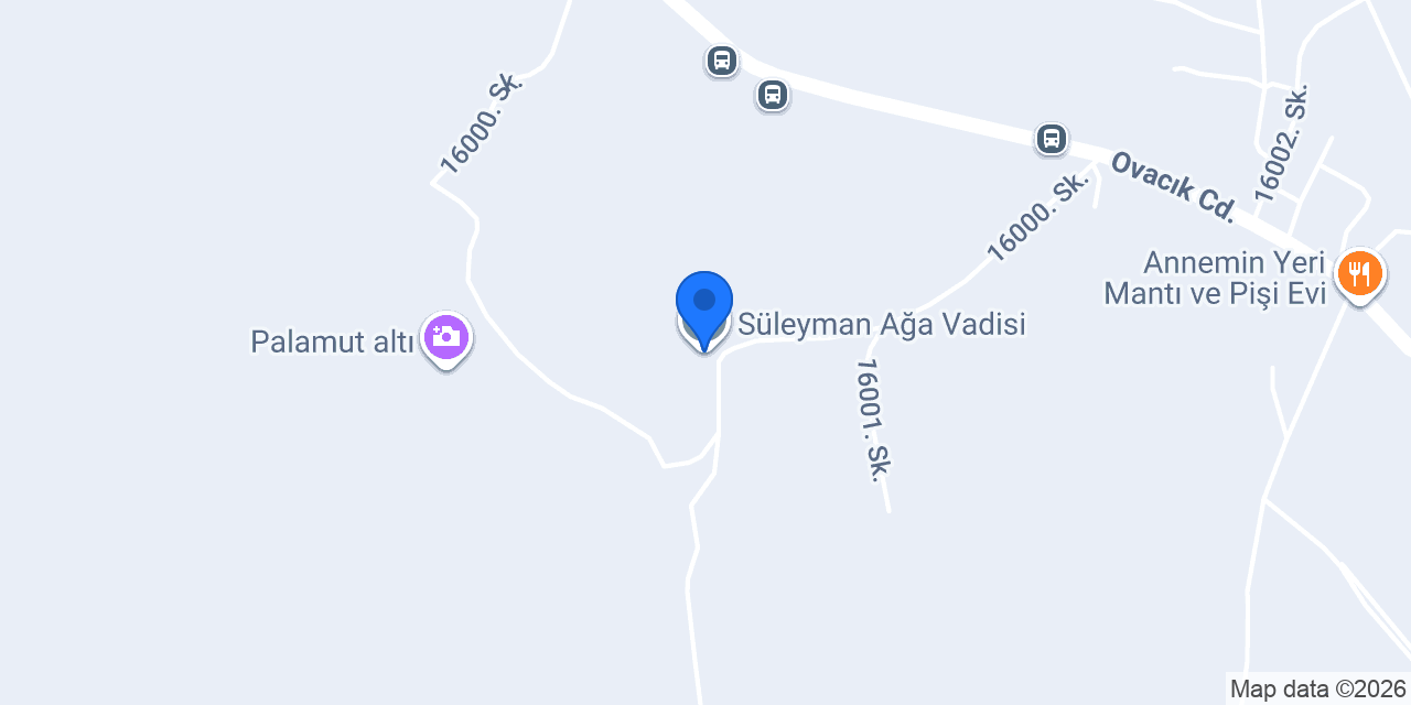 Süleyman Ağa Vadisi konumu