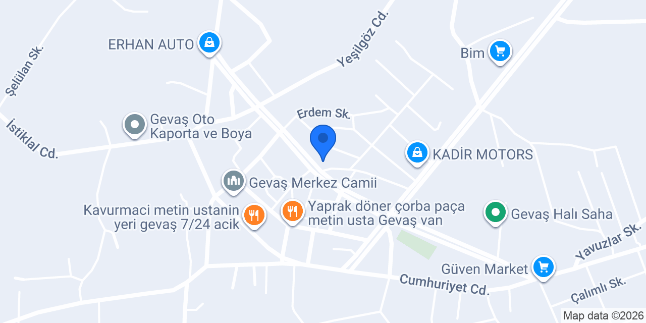 Ceylan Home Mobilya - Van Mobilya - Gevaş Mobilya konumu