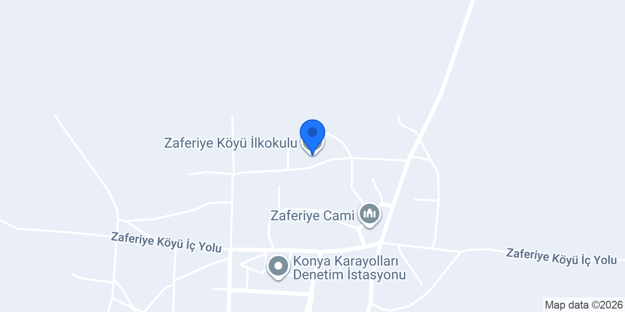 Zaferiye Köyü İlkokulu konumu