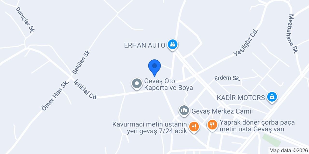Gevaş Çok Programlı Lisesi konumu