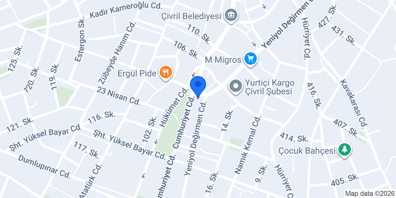 Yılmaz Ustanın Yeri konumu