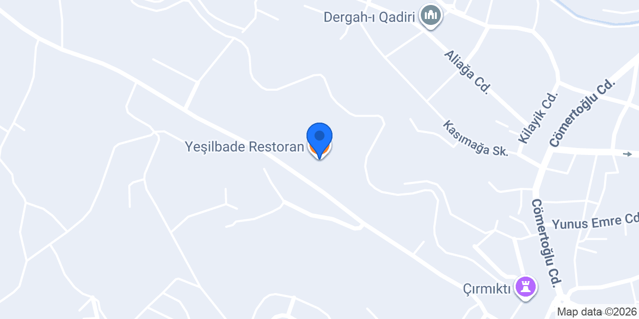 Yeşilbade Restoran konumu