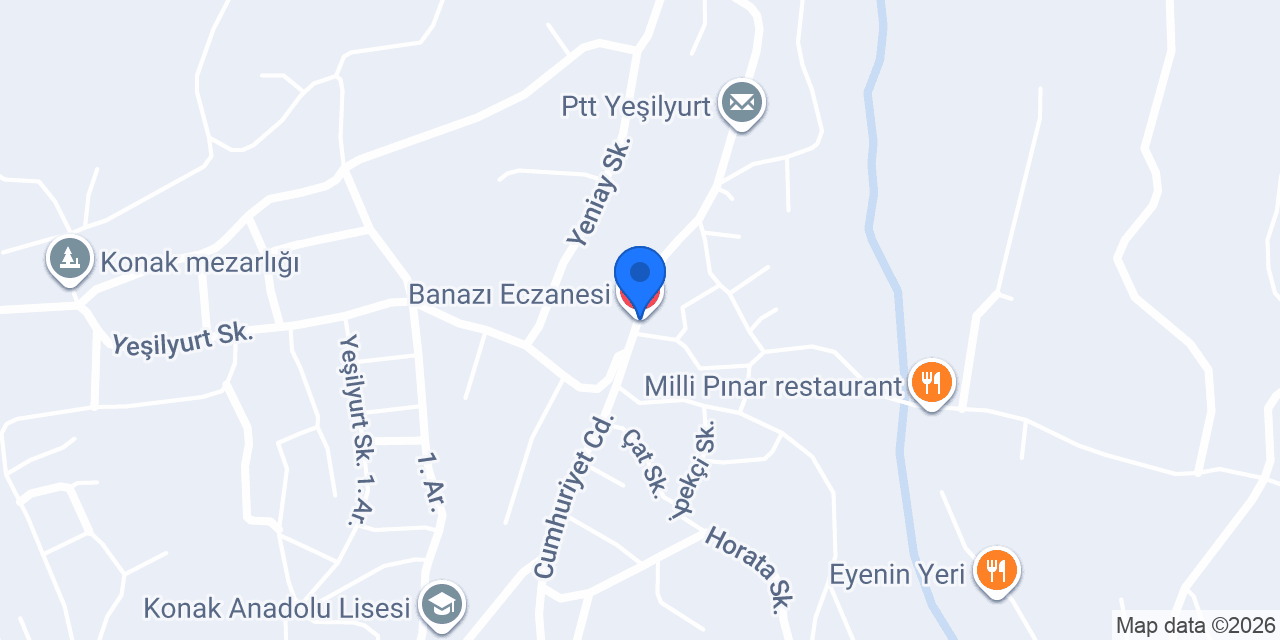 Banazı Eczanesi konumu