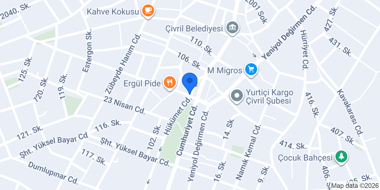 ŞENSESLER MOBİLYA konumu