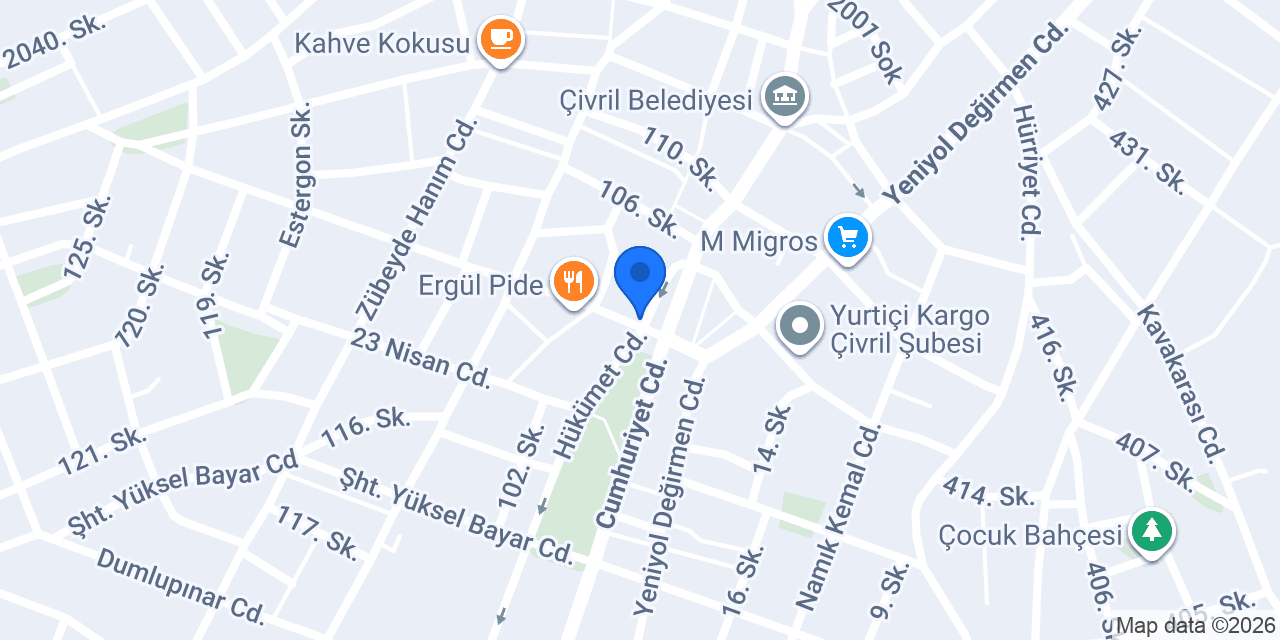 Öncü Döner konumu