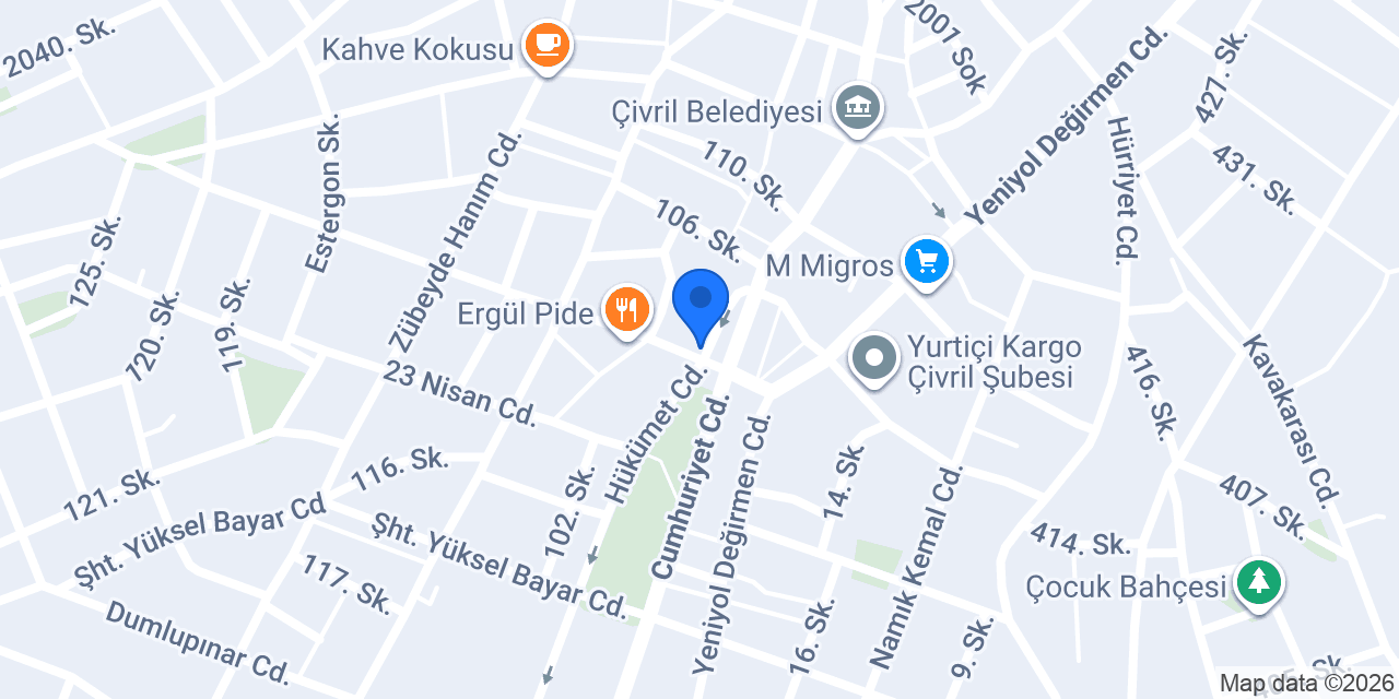 MCA EMLAK konumu