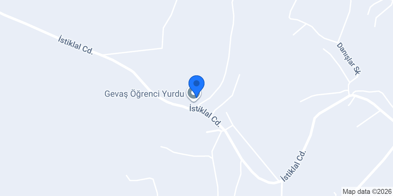 Gevaş Öğrenci Yurdu konumu