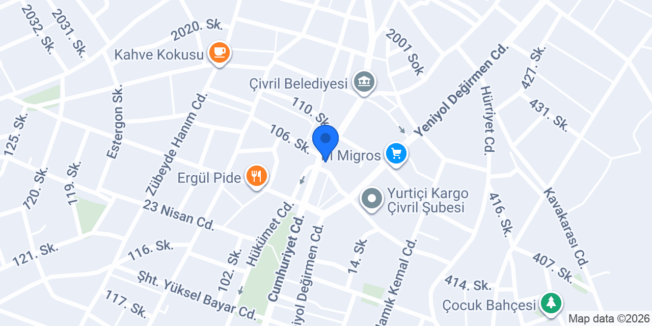 Köseoğlu eczanesi konumu