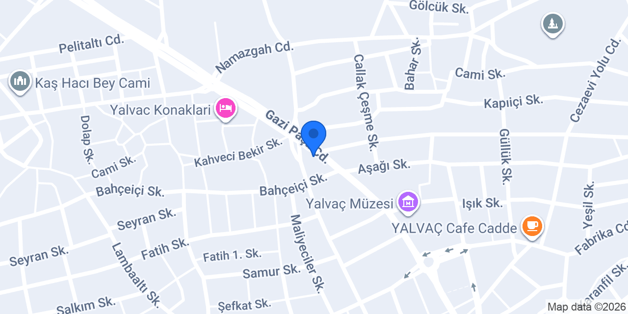 Bi kahve durağı konumu