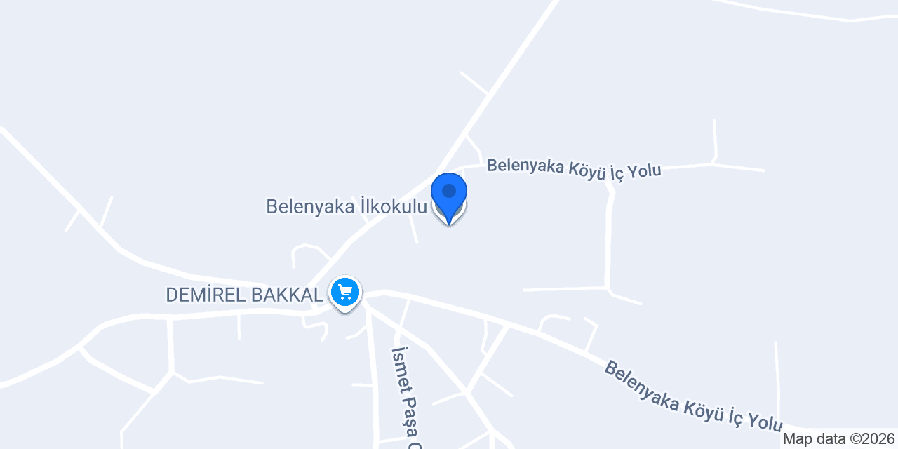 Belenyaka İlkokulu konumu