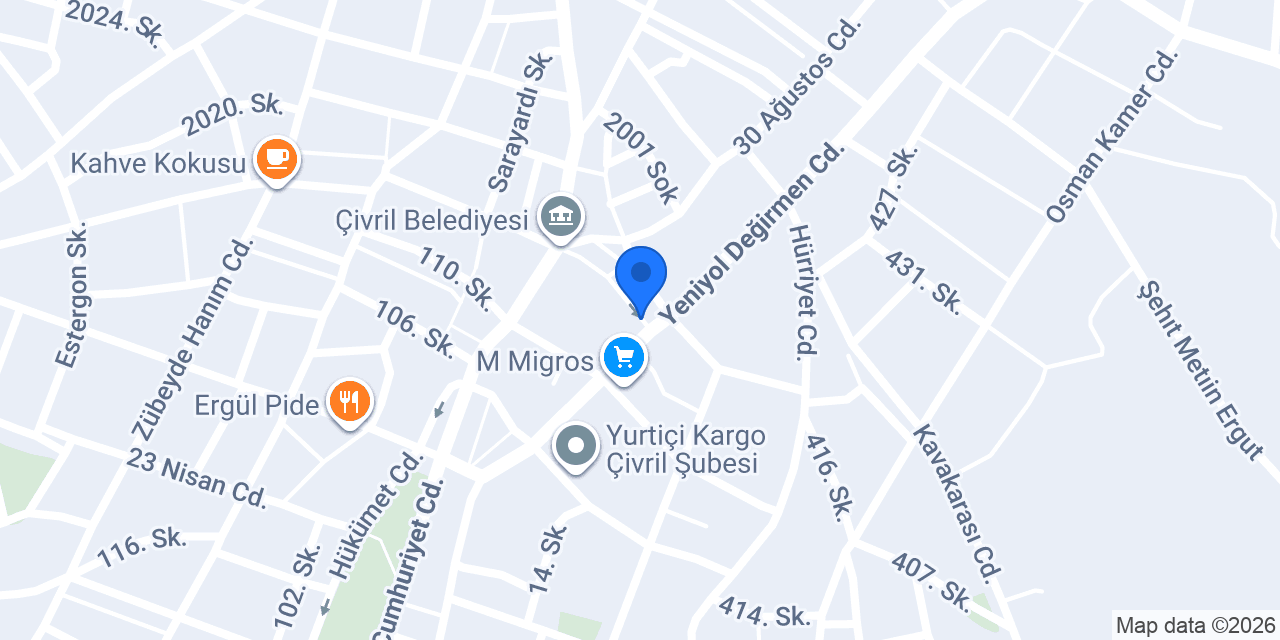 Yazıcı Elektrik konumu
