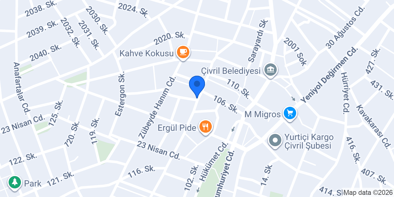 Çiftçiler Mobilya konumu