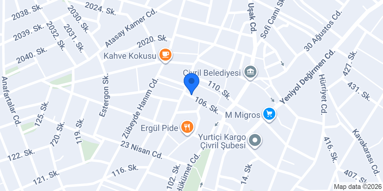 Çivril Terzi Mustafa İbak konumu