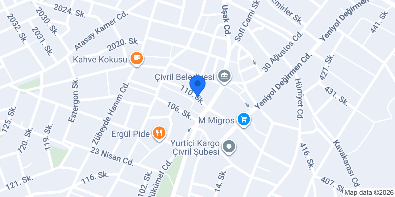 MAP YAPI TASARIM konumu